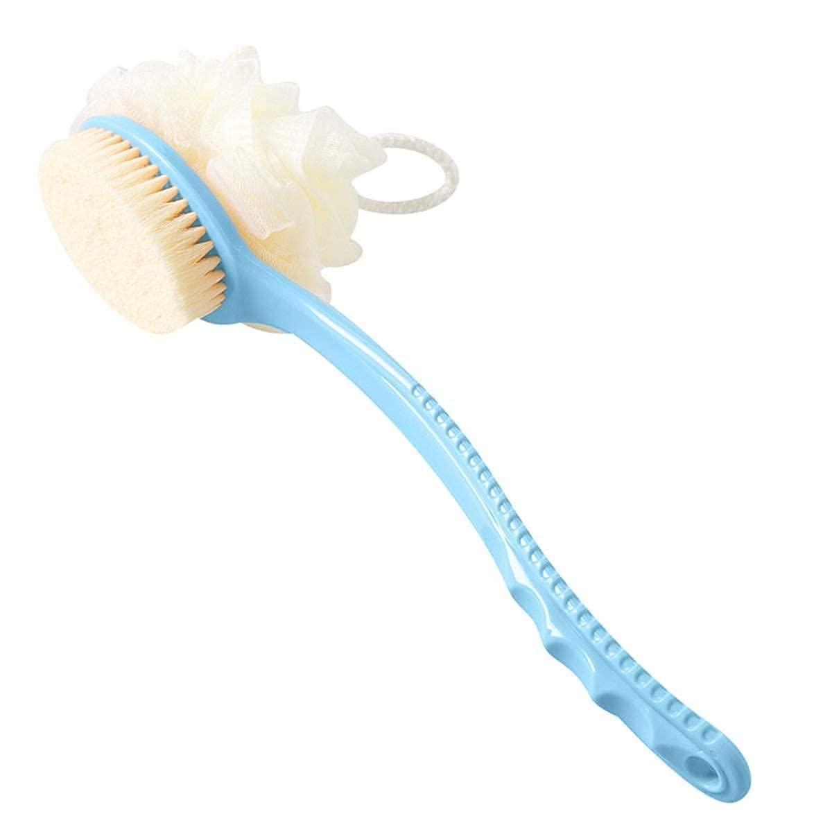 Premium Back Scrubber Brush for Shower – Long Handle, Soft Nylon Bristles, Deep Cleansing